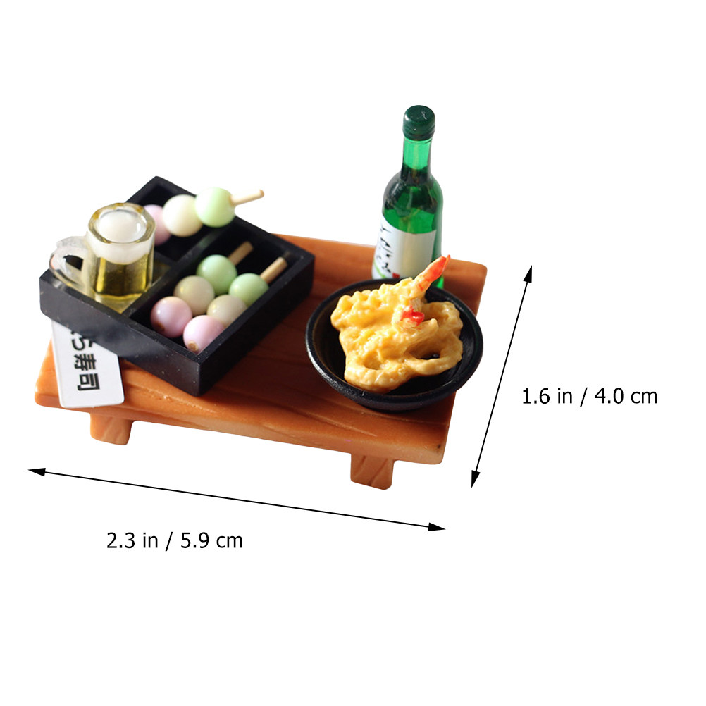 3Pcs Mini Sushi Realistic Deco - Lifestyle Of Japanese recension och pris