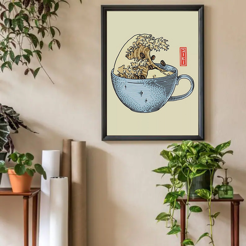 Retro Japanese Style Coffee Th - Japanese Lifestyle Shop recension och pris